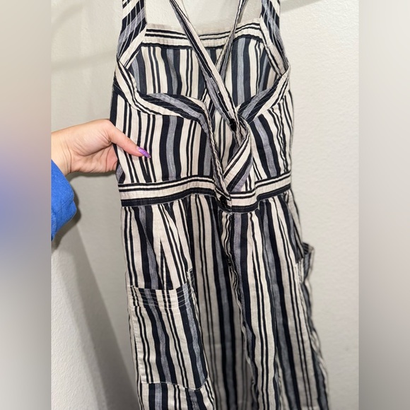 Madewell Black and White Striped Mini Dress- Size 2 - Picture 7 of 9